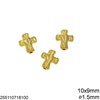 Casting Cross Bead 10x9mm with Hole 1.5mm