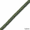 Χάνδες Αιματίτης Ροδέλα Ταγιέ 1x2mm
