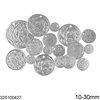 Stainless Steel Round Coin for Traditional Costumes 10-30mm