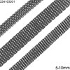 Iron Flat Mesh Chain 5-10mm