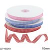 Plaid Ribbon 10mm