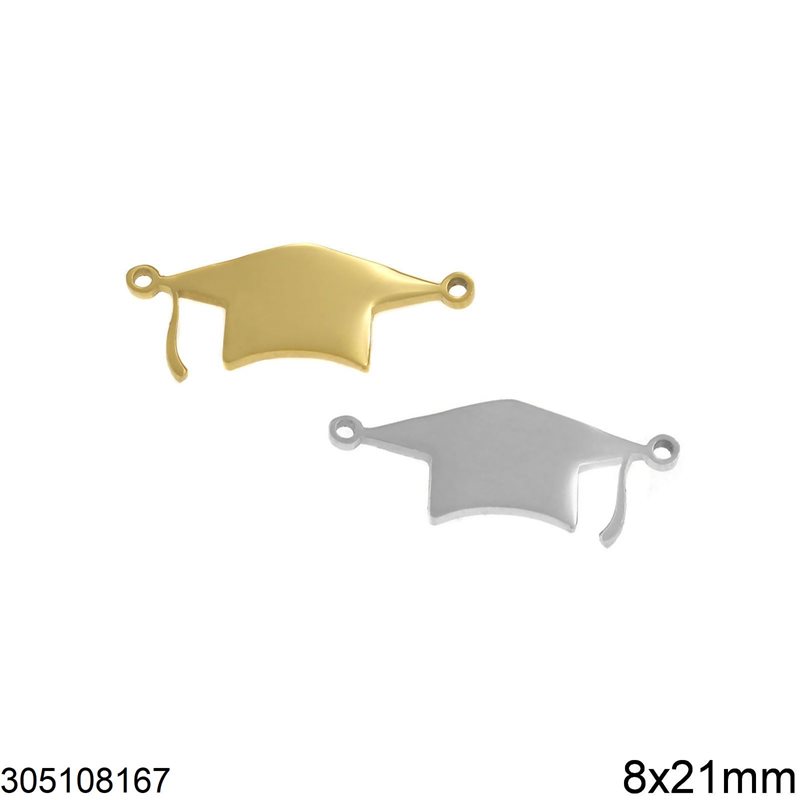 Stainless Steel Spacer Graduation Cap 8x21mm