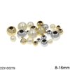 Plastic Pearl with Big Hole 8-16mm