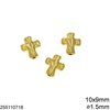 Casting Cross Bead 10x9mm with Hole 1.5mm