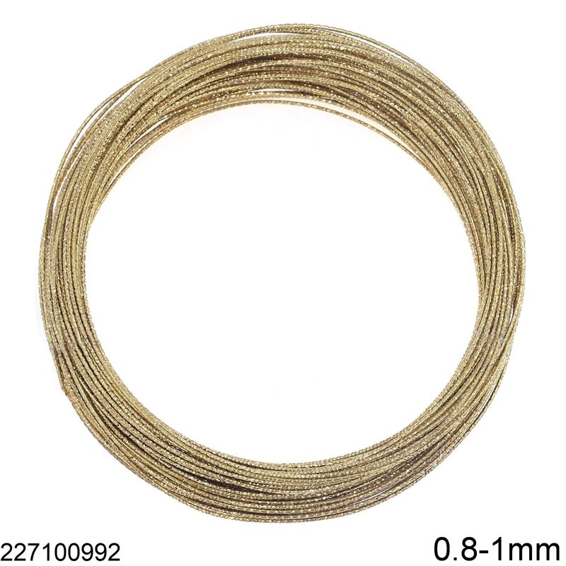 Brass Diamond Cut Wire 0.8-1mm