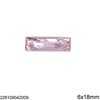 Sew-on Baguette Crystal Stone 6x18mm