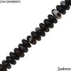 Semi Precious Stones Rodelle Beads 2x4mm