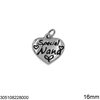 Stainless Steel Pendant Heart "Special Nana" 16mm