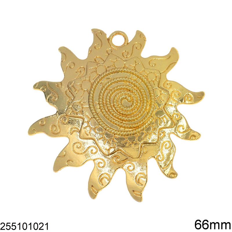 Casting Pendant Sun 66mm