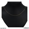 Silver 925 Collar Twisted 0.6mm