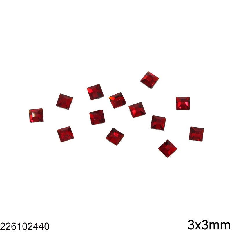 MC Τετράγωνο Θερμοκολλητικό 3x3mm 794 Asfour