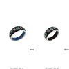 Δαχτυλίδι Ασημένιο 925 Βέρα με Σμάλτο 7mm