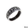 Silver 925 Ring with Enamel 7mm