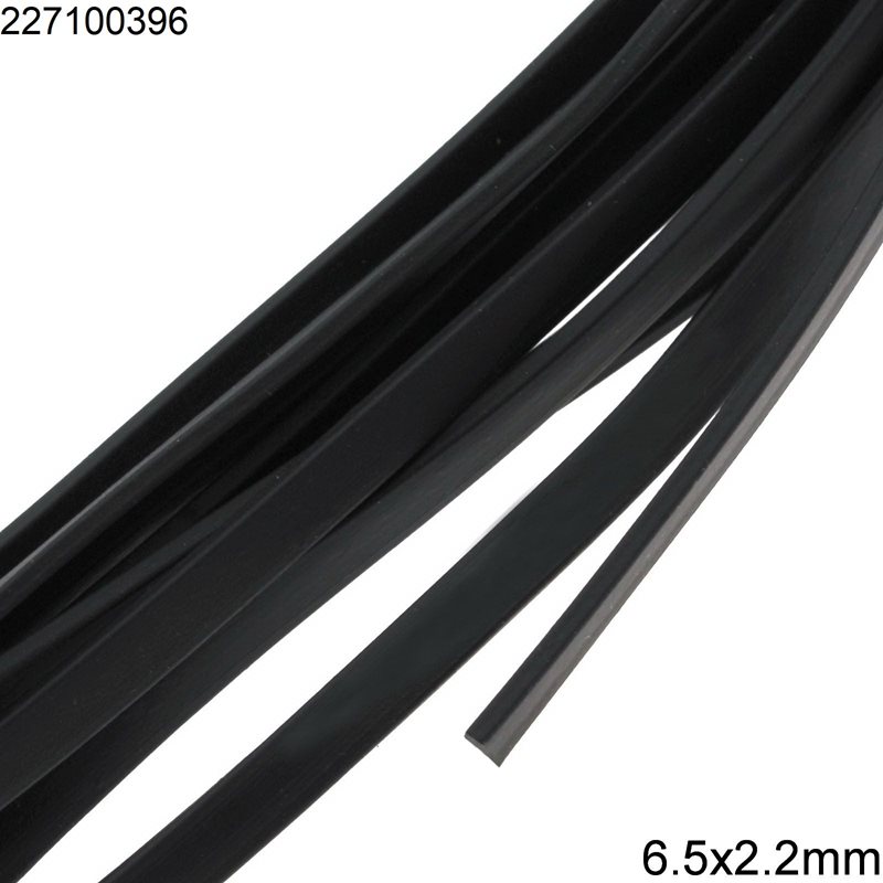 Rubber Flat Cord 6.5x2.2mm