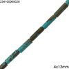 Semi Precius Tube Beads 4x13mm