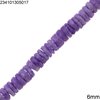 Shell Disk Beads 6mm