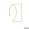 Silver 925 Earring Hook 35-50mm 