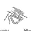 Silver 925 Tube Bead 1.5-2mm