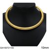 Stainless Steel Collar Necklace Open 10mm