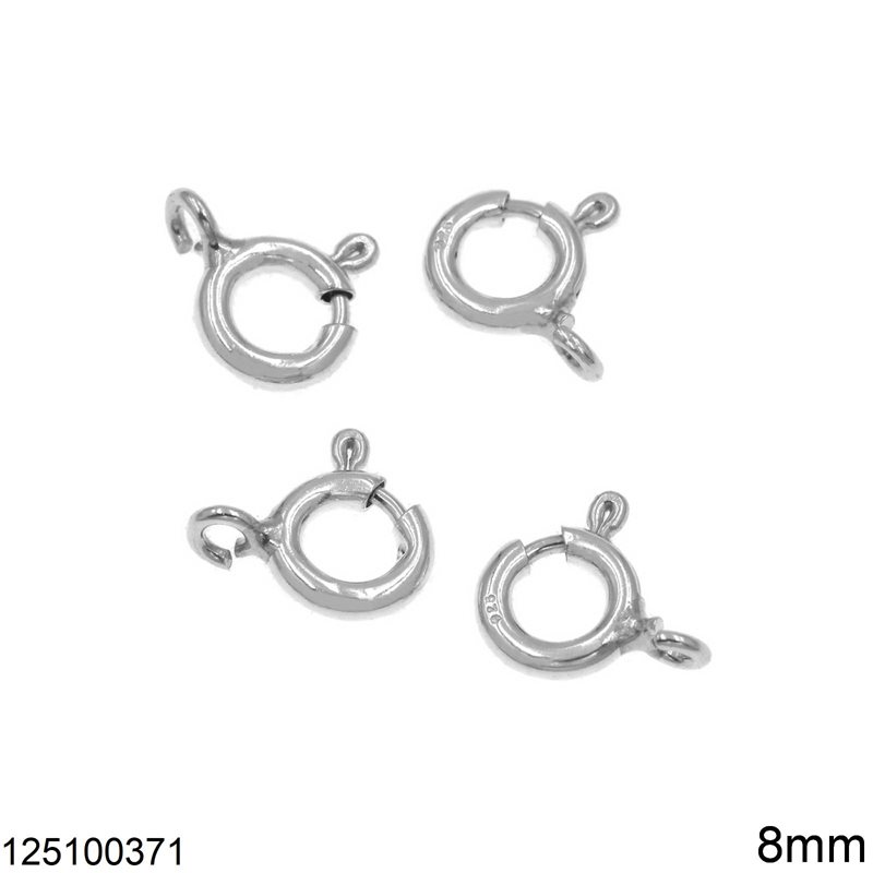 Silver 925 Springring 6mm