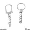 Silver 925 Keychain 35mm