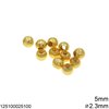 Siver 925 Striped Bead 5mm and Hole 2.3mm