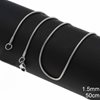 Stainless Steel Snake Chain 1.5mm