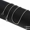 Stainless Steel Snake Chain 1.5mm