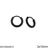 Stainless Steel Hoop Earrings 2mm