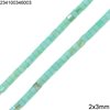 Shell Rondelle Bead 2x3mm