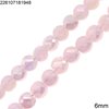 Glass Bead Faceted Disk 6mm