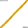 Hematite Tube Beads 3x9mm