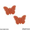 Pasta Butterfly Beads 23x31mm