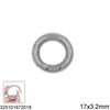 Stainless Steel Round Spring Gate Ring 18-25mm