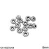Silver 925 Shiny Rondelle Beads 3.5mm