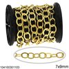 Silver 925 Chain Hoops Rombus 12x18mm and Round 10mm