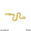 Silver 925 Pendant Lustre Snake 22mm