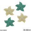 Starfish pasta Beads 3D 30-36mm
