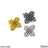 Silver 925 Bead Cross 12mm