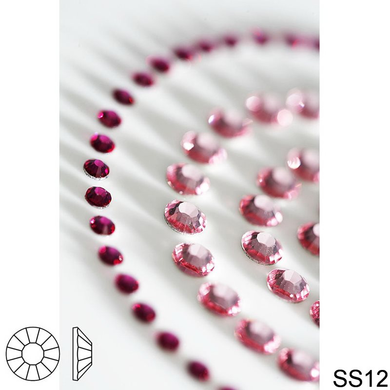 SS12 MC ROSE Flatback Colour VIVA12 Preciosa