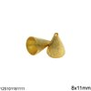 Silver 925 Textured Cap Funnel 17mm
