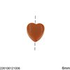 Mop-shell Bead Heart 6mm