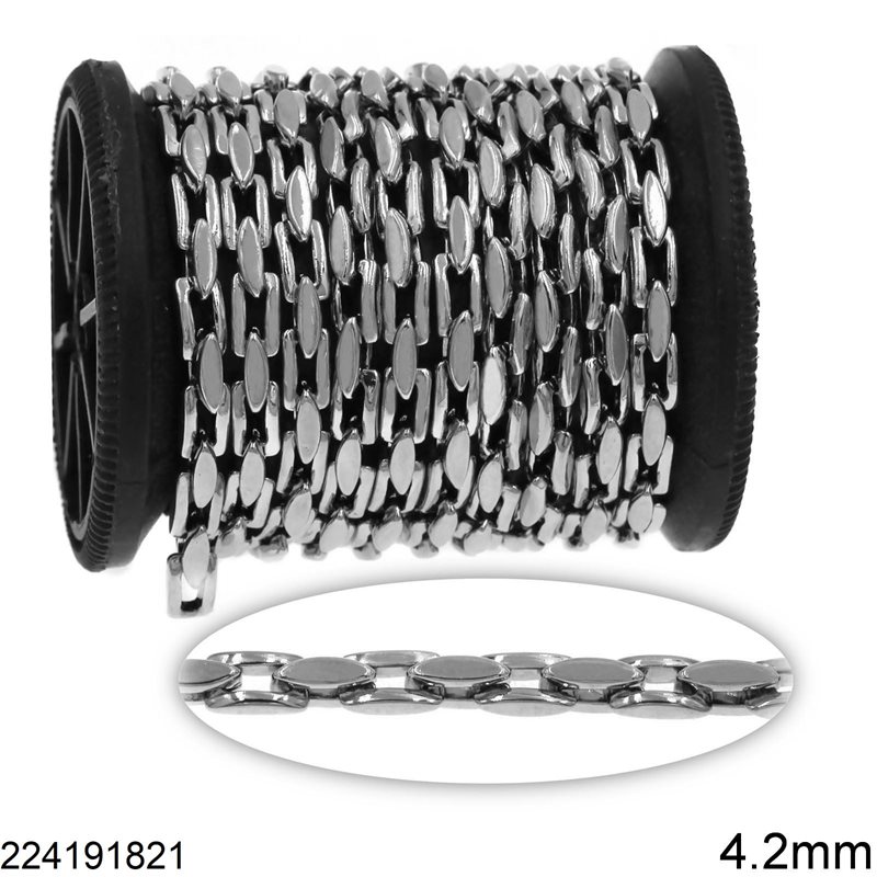 Αλυσίδα Ατσάλινη Boston 4.2mm