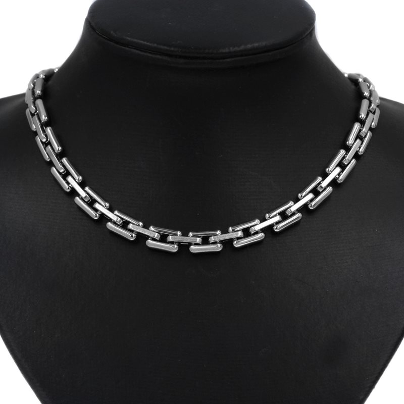 Stainless Steel Rectangular Link Chain 12x8.3x3.2mm