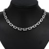 Stainless Steel Rectangular Link Chain 12x8.3x3.2mm