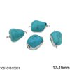 Spacer Blue Pine Stone 17-19mm