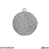 Stainless Steel Pendant Disk of Phaistos Two Sided 20mm