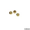 Brass Bead Hollow 3-5mm