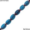 Glass Murano Oval Beads 8x12mm