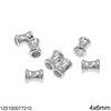 Silver 925 Tube 6-8mm